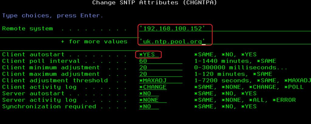 02 Command Line Set SNTP Client Server details